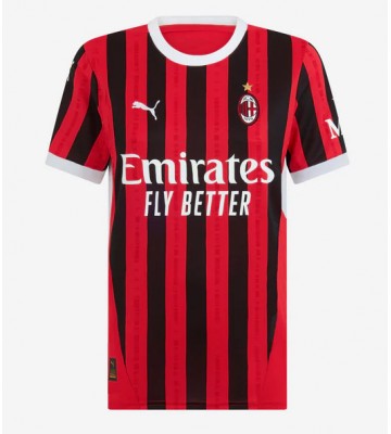 AC Milan Hemmatröja Kvinnor 2024-25 Kortärmad